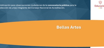 Banner convocatoria Bellas Artes